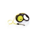 Поводок-рулетка Flexi New Neon XS лента 3m/12кг желтый 23501