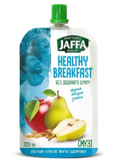 Смузі фруктове Jaffa груша, яблуко, злаки, 120 г