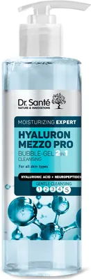 Гель для вмивання Dr. Sante Hyaluron Mezzo Pro 2-в-1 Bubble Gel, 200 мл
