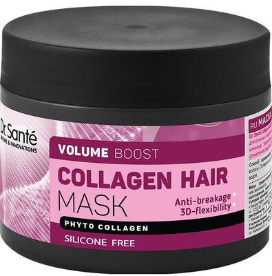 Маска Dr.Sante Collagen Hair Увеличение объема, 300 мл