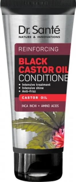 Бальзам для волосся Dr.Sante Black Castor Oil з рициновою олією, 200 мл