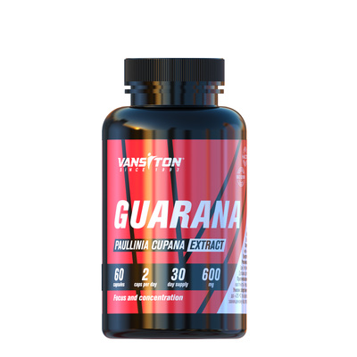 Натуральная добавка Vansiton Guarana (гуарана), 60 капсул