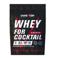 Протеїн сироватковий концентрат Vansiton Whey for cocktails для коктейлів, вишня, 900 г