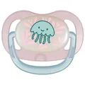Пустушка силіконова Canpol Babies Love&Sea анатомічна 34/908_pin, 0-6 місяців, рожева, 1 шт