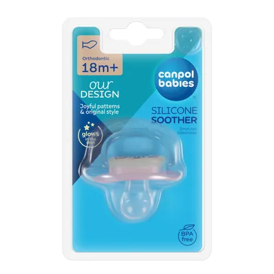 Пустушка силіконова Canpol Babies Love&Sea анатомічна 34/910_pin, 18+ місяців, рожева, 1 шт