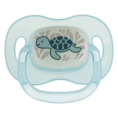 Пустушка силіконова Canpol Babies Love&Sea кругла 34/900_blu, 0-6 місяців, блакитна, 1 шт