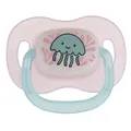 Пустушка силіконова Canpol Babies Love&Sea кругла 34/900_pin, 0-6 місяців, рожева, 1 шт