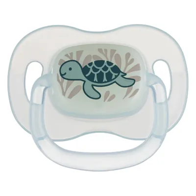 Пустушка силіконова Canpol Babies Love&Sea кругла 34/902_blu, 18+ місяців, блакитна, 1 шт