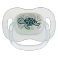 Пустушка силіконова Canpol Babies Love&Sea кругла 34/902_blu, 18+ місяців, блакитна, 1 шт