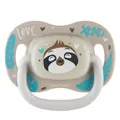 Пустушка силіконова Canpol Babies Exotic Animals кругла лінивець 34/933_leni, 0-6 місяців, 1 шт