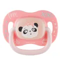 Пустушка силіконова Canpol Babies Exotic Animals кругла панда 34/933_panda, 0-6 місяців, 1 шт
