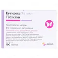 Еутирокс таблетки по 75 мкг №100 (25х4)