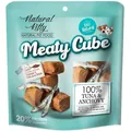 Ласощі для котів та собак Natural Kitty Meaty Cube 100% Tuna & Anchovy кубики тунця та анчоуса, 60 г