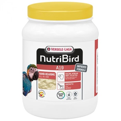 Молоко Versele-Laga NutriBird A19 для птенцов крупных попугаев, 800 г