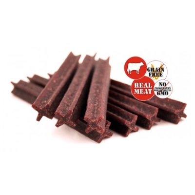Палочка жевательная Fine Dog с воловым мясом BEEF CROSS STICK, 1 кг