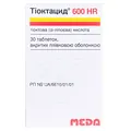 Тіоктацид 600 HR таблетки, в/плів. обол. по 600 мг №30 у флак.