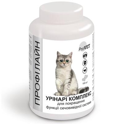 Уринари Комплекс ProVET Profiline для улучшения функции мочевыводящей системы кошек, 180 таблеток