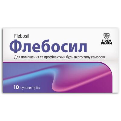 Флебосил Fidem Pharm суппозитории №10