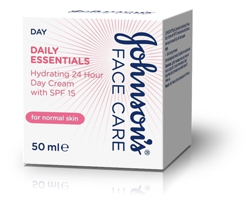 Крем Johnson's Daily Essentials дневной увлажняющий для нормальной кожи SPF 15, 50 мл