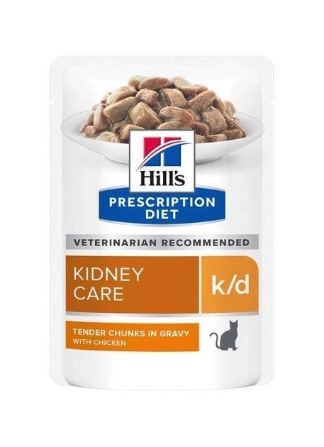Корм влажный для кошек Hill's Prescription Diet k/d поддержка функции почек с курицей, 85 г