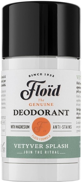 Дезодорант стик Floid Vetyver Splash, 75 мл