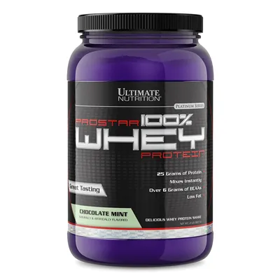 Протеїн сироватковий змішаний Ultimate Nutrition Prostar 100% Whey Protein шоколадно-м'ятний, 907 г