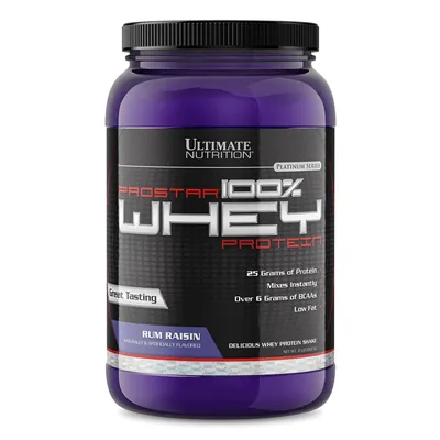Протеїн сироватковий змішаний Ultimate Nutrition Prostar 100% Whey Protein ром та родзинки, 907 г