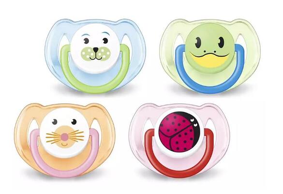 Пустушка силіконова Philips Avent Classic Кролик Трумен і його друзі SCF182/24, 6-18 місяців, 2 шт