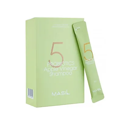 Шампунь Masil 5 Probiotics Apple Vinegar безсульфатний з пробіотиками і яблучним оцтом, 8 мл