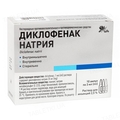 Диклофенак натрия раствор д/ин. 2.5 % по 3 мл №10 (5х2) в амп.