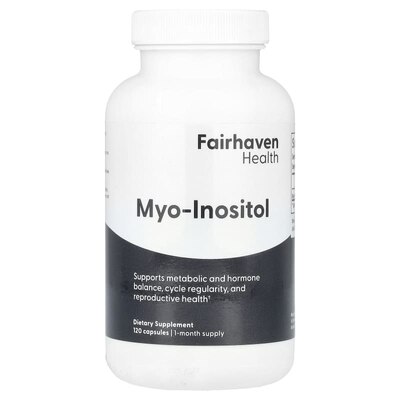 Мио-инозитол Fairhaven Health Myo-Inositol для мужчин и женщин, 120 капсул