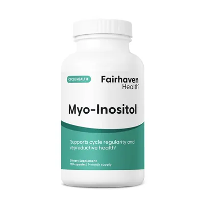 Міо-інозитол Fairhaven Health Myo-Inositol для жінок і чоловіків, 120 капсул