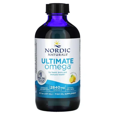 Омега Nordic Naturals Ultimate Omega-3 2840 мг, лимон, 237 мл