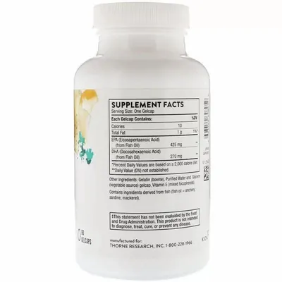 Омега Thorne Research Super EPA, 90 капсул