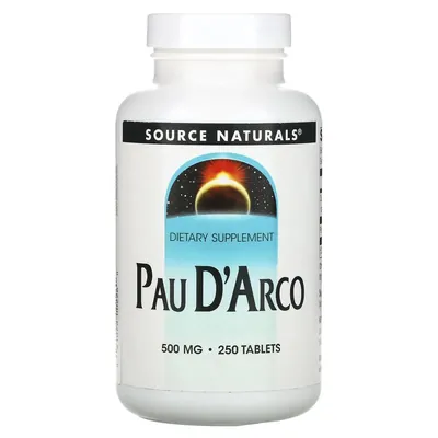 Пау Д'арко Source Naturals Pau D'Arco, 250 таблеток
