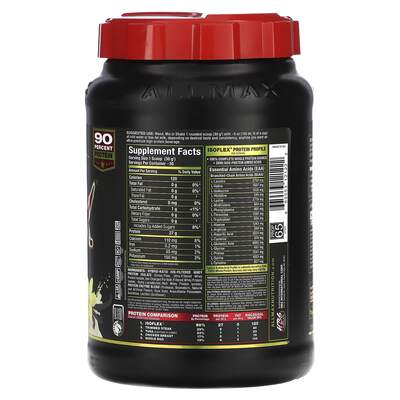 Изолят сывороточного протеина AllMax Nutrition Isoflex ваниль, 907 г