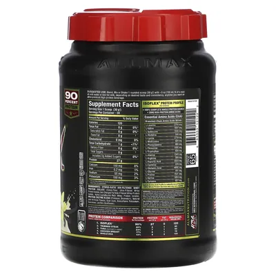 Протеїн сироватковий ізолят AllMax Nutrition Isoflex ваніль, 907 г
