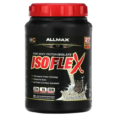 Протеїн сироватковий ізолят AllMax Nutrition Isoflex печиво-крем, 907 г