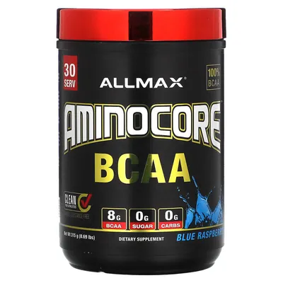 Амінокислоти AllMax Nutrition Aminocore BCAA синя малина, 315 г