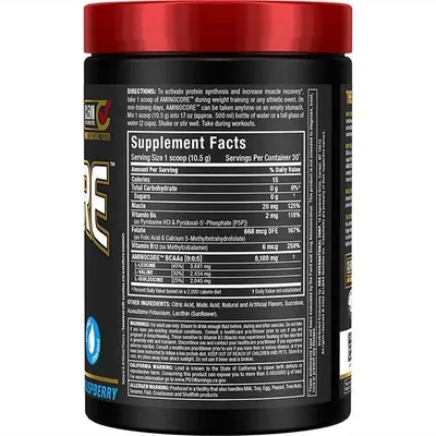 Амінокислоти AllMax Nutrition Aminocore BCAA синя малина, 315 г