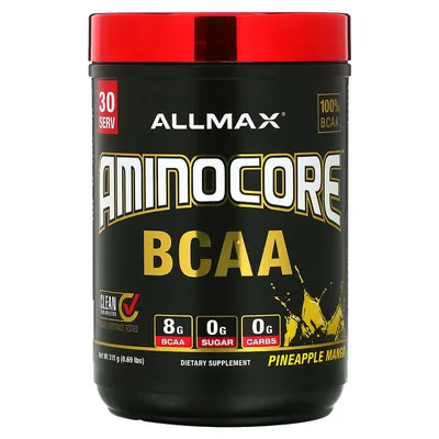 Амінокислоти AllMax Nutrition Aminocore BCAA ананас-манго, 315 г