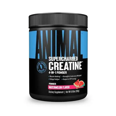 Креатин Universal Nutrition Animal Supercharged Creatine 4-in-1 Powder кавун, 282 г