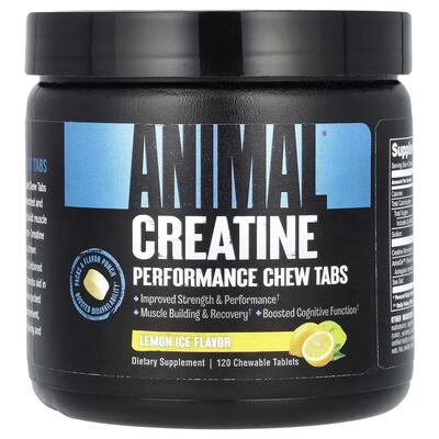 Креатин Universal Nutrition Animal Creatine Performance Chews Lemon Ice, 120 жевательных таблеток