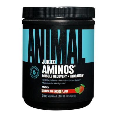 Аминокислота Universal Nutrition Animal Juiced Aminos + Hydration Strawberry Limeade, 384 г