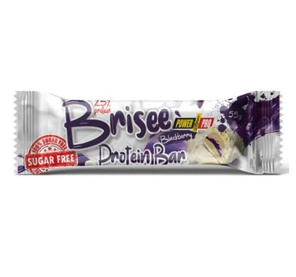 Батончик протеїновий Power Pro Brisee 25% протеїну, без цукру зі смаком смородини, 55 г