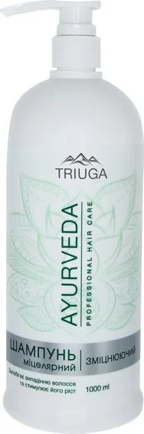 Шампунь Triuga Ayurveda міцелярний зміцнюючий, 1000 мл