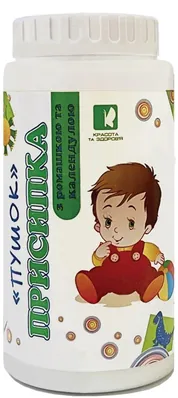 Присипка дитяча Пушок з ромашкою та календулою, 100 г