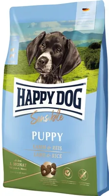 Корм сухий Happy Dog Sensible Puppy Lamm & Rice для цуценят віком від 4 тижнів до 6 місяців з ягням, 10 кг