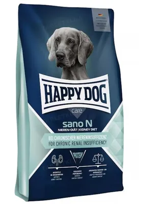 Корм сухий дієтичний Happy Dog Sano N для дорослих собак з хронічною нирковою недостатністю, 1 кг