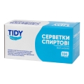 Салфетки спиртовые Tidy медицинские 30 мм х 60 мм, 100 штук